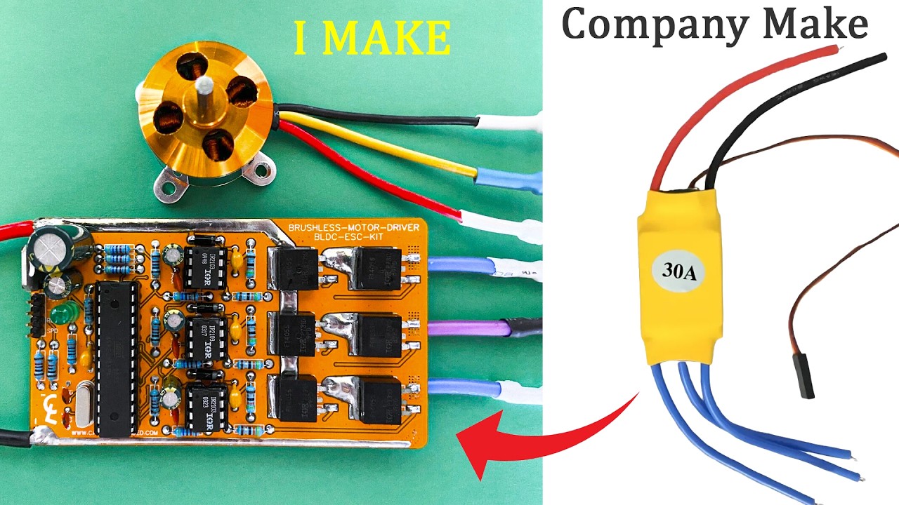 How to make BLDC motor controller at your home