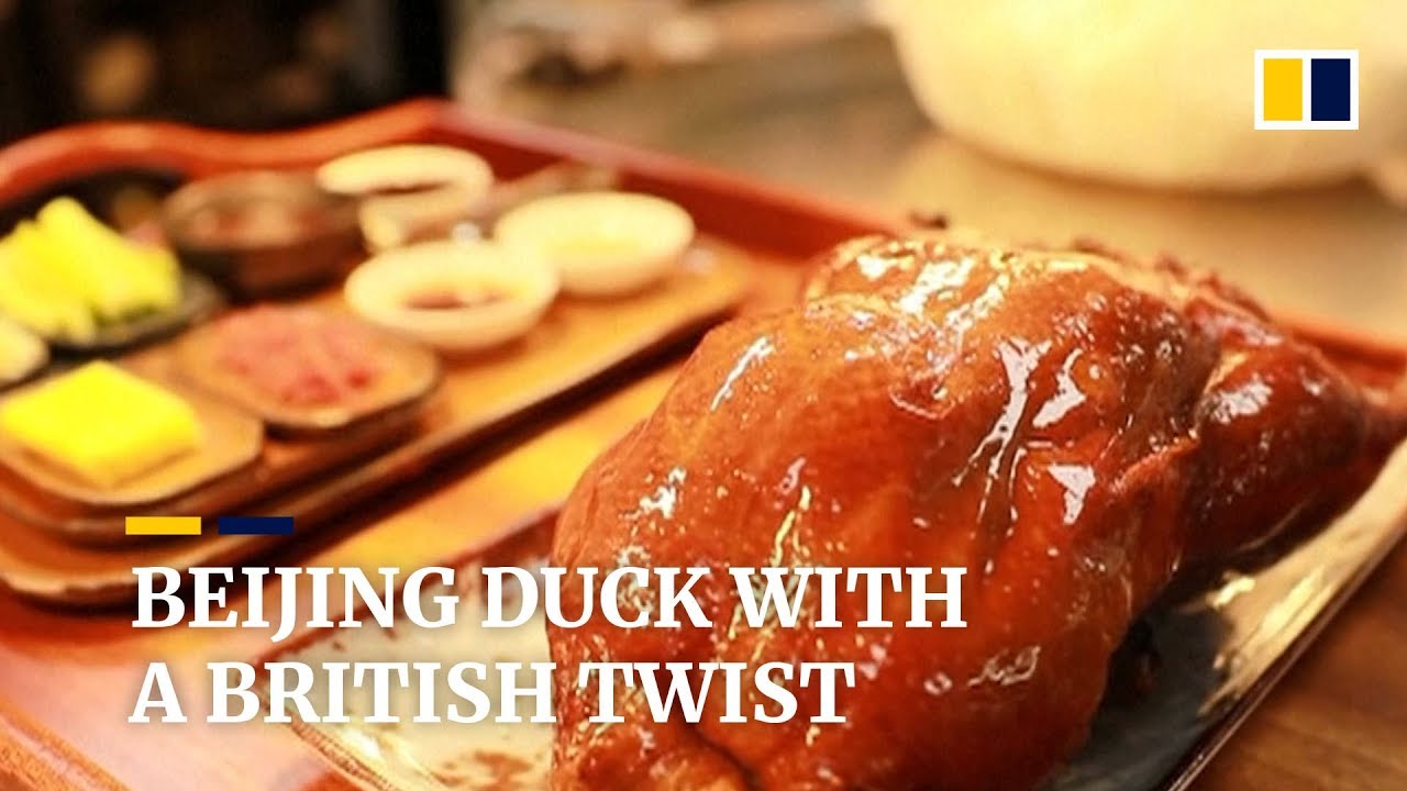 East meets West: Beijing roast duck in London served with British Marie Rose sauce