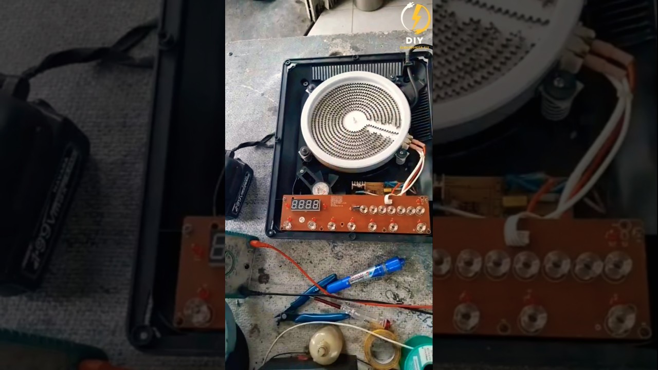 Sanaky Infrared Stove Error E6 #electrical #shorts