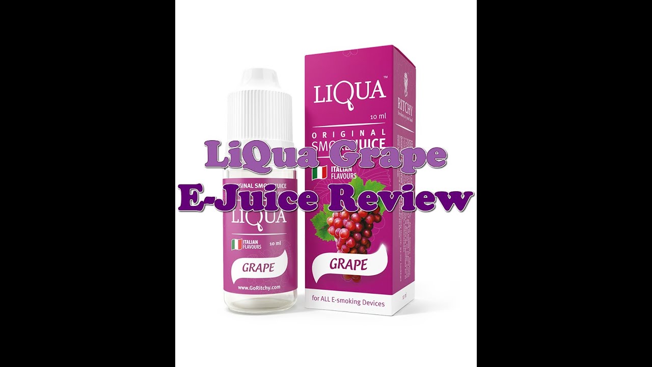 Обзор жидкости для электронных сигарет LiQua Grape | VapeZone