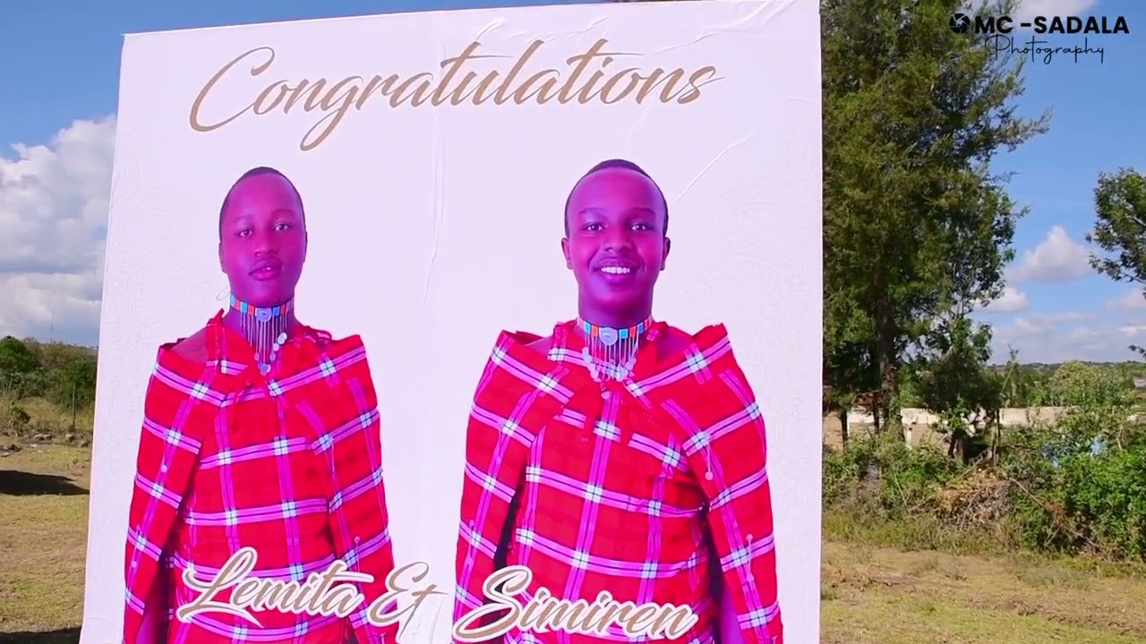 CONGRATULATIONS SIMIREN & LEMITA CIRCUMCISION RIGHT OF PASSAGE PASS OUT 