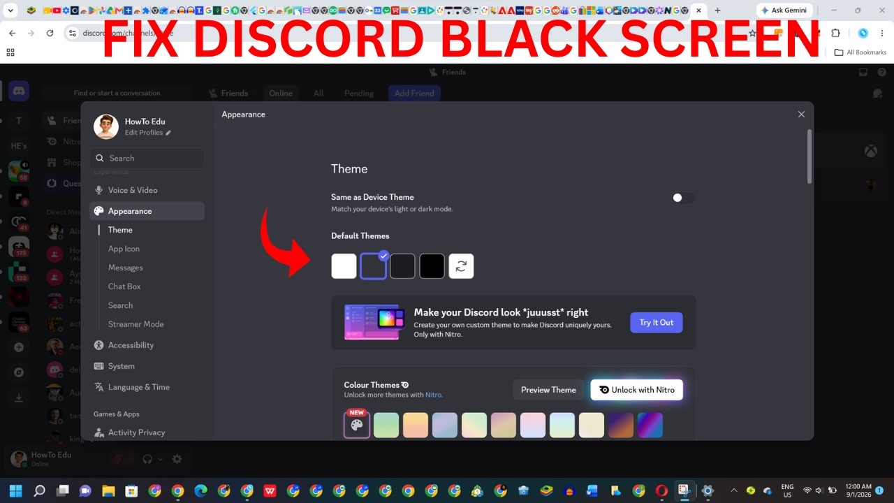 How To Fix Discord Black Screen