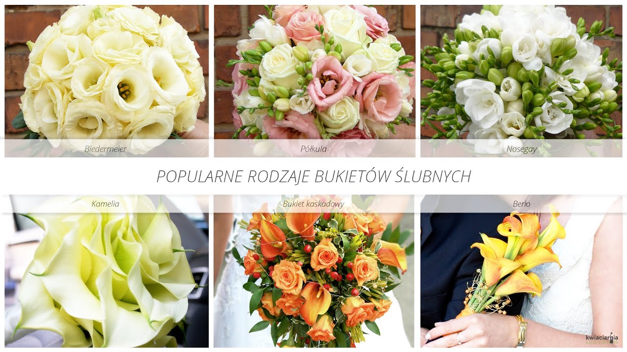 6 popularnych bukietów ślubnych. Jak dobrać bukiet do sukni ślubnej?