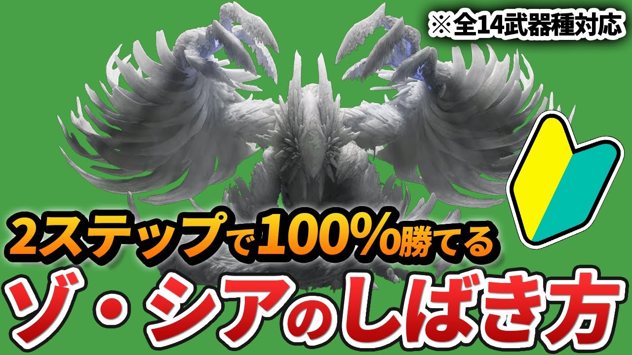 【ワイルズ】アプデで鬼畜モンスターと化した「ゾ・シア」攻略の裏技を伝授します。