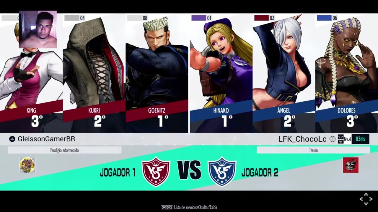 KOF XV - GLEISSON x CHOCO [AO VIVO]