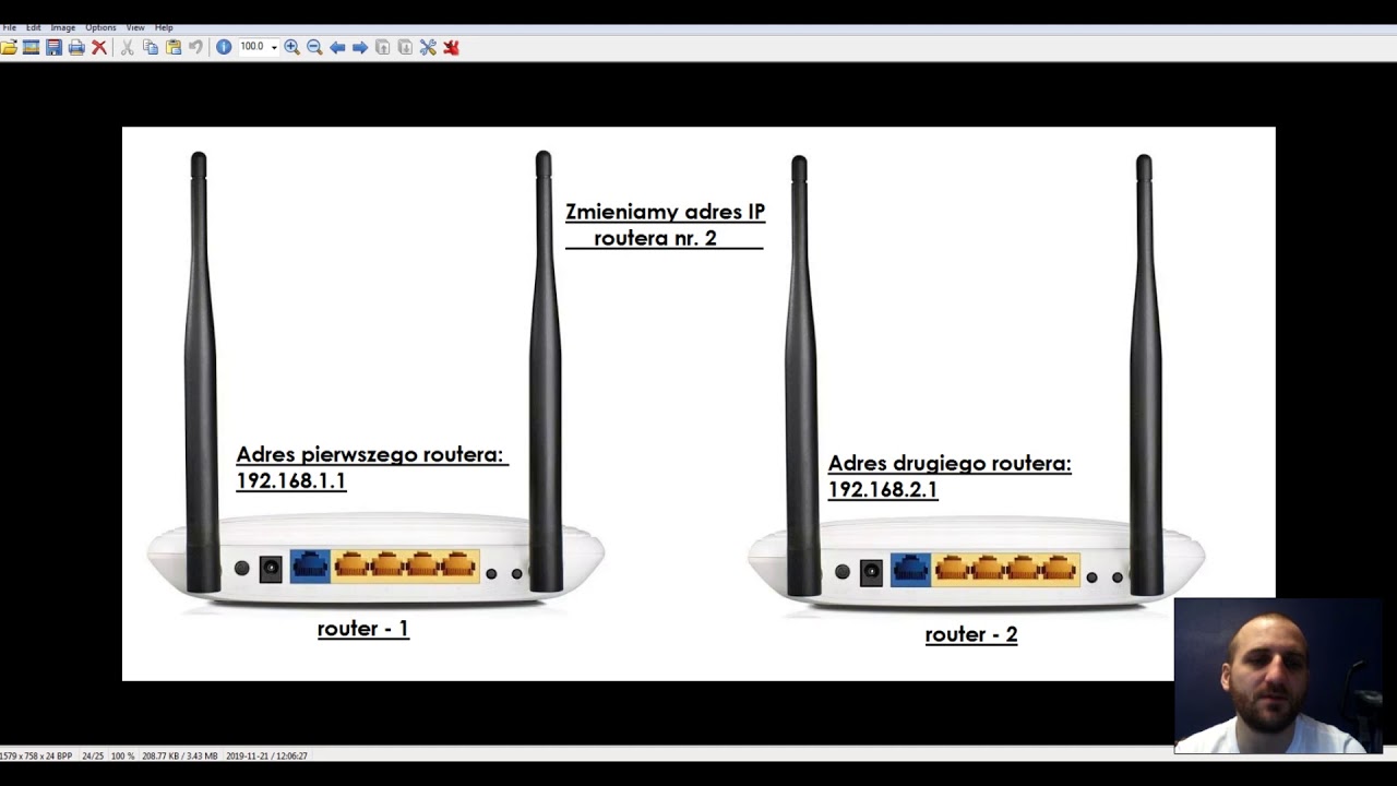 VLOG #39 - łączenie dwóch routerów TP-LINK - repeater WIFI - jako dwa punkty rozsyłajace internet