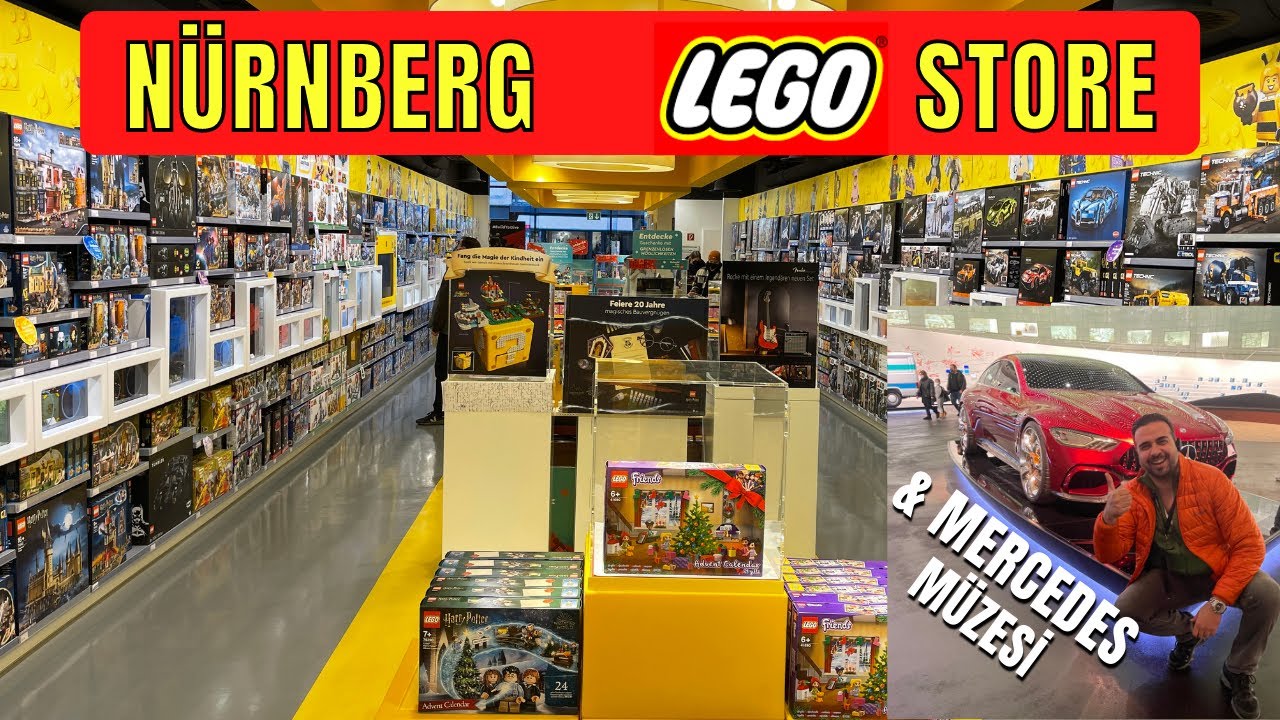 NÜRNBERG LEGO STORE & MERCEDES MÜZESİ !!! ALMANYA - DANİMARKA VLOG 3.BÖLÜM