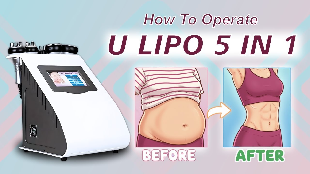 U Lipo 5 in 1 Cavitation RF Slimming Machine | Introduction & Demo