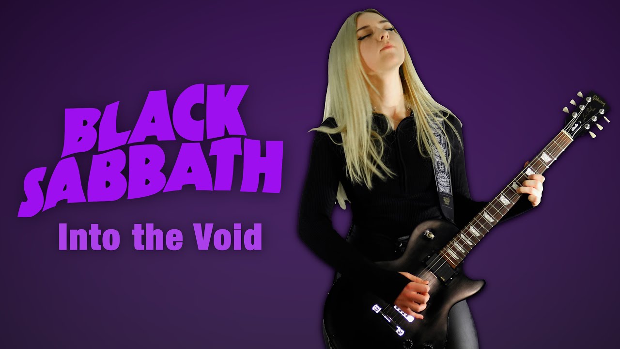 INTO THE VOID - BLACK SABBATH | Full Guitar Cover by Anna Cara