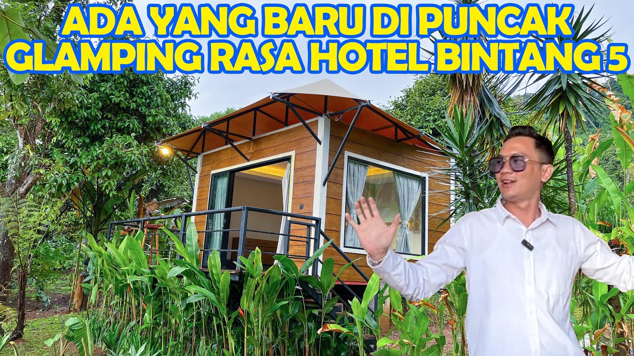 Glamping Baru Buka di Puncak I View Langsung Pegunungan I #review #hotel #village #villagelife