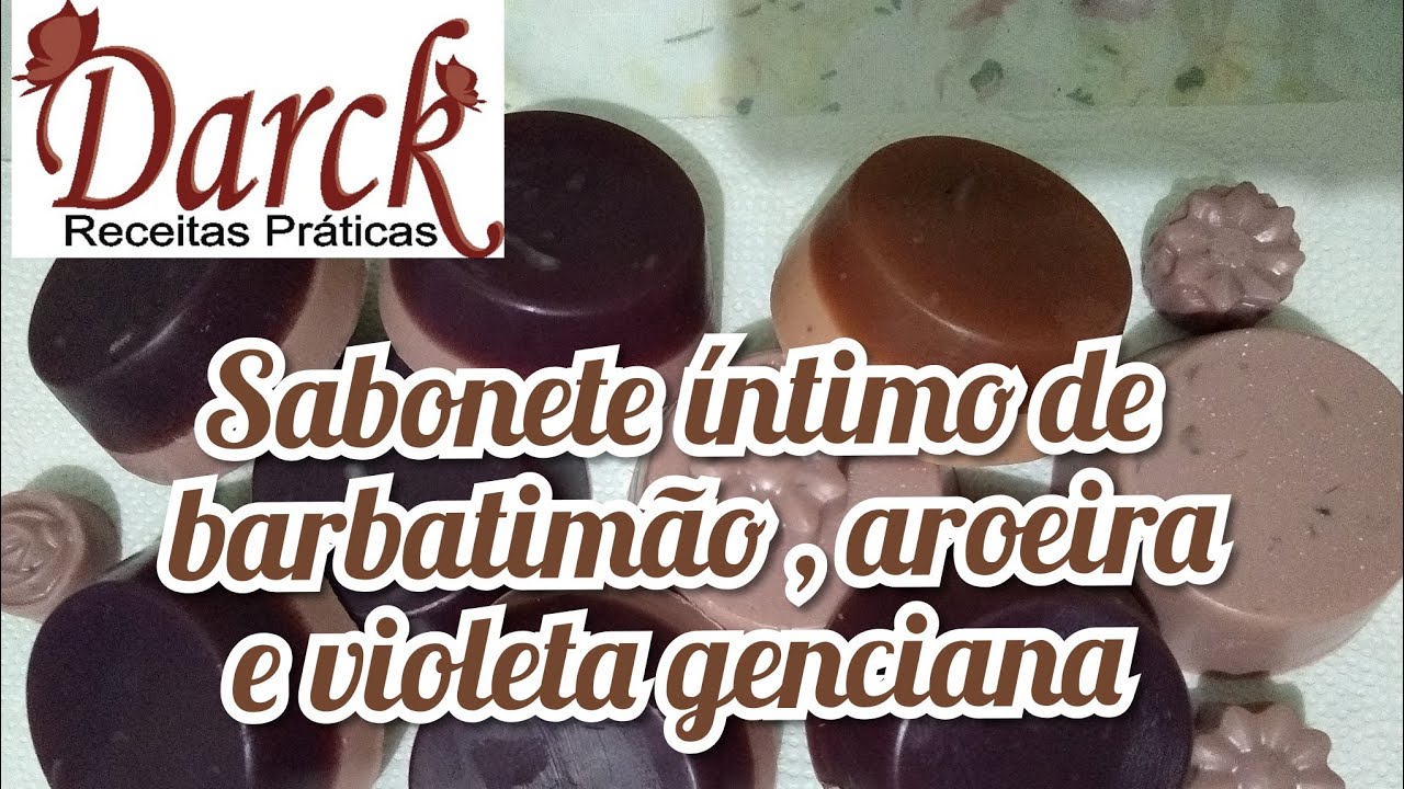 #Inédito  Sabonete íntimo de barbatimão , aroeira e violeta genciana