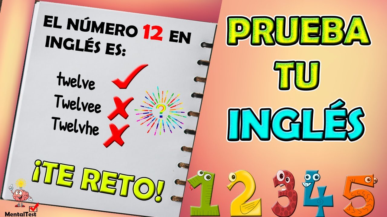 Pon a prueba tu INGLÉS | Test de NÚMEROS EN INGLÉS | ¿Cuánto sabes de inglés?  | MentalTest