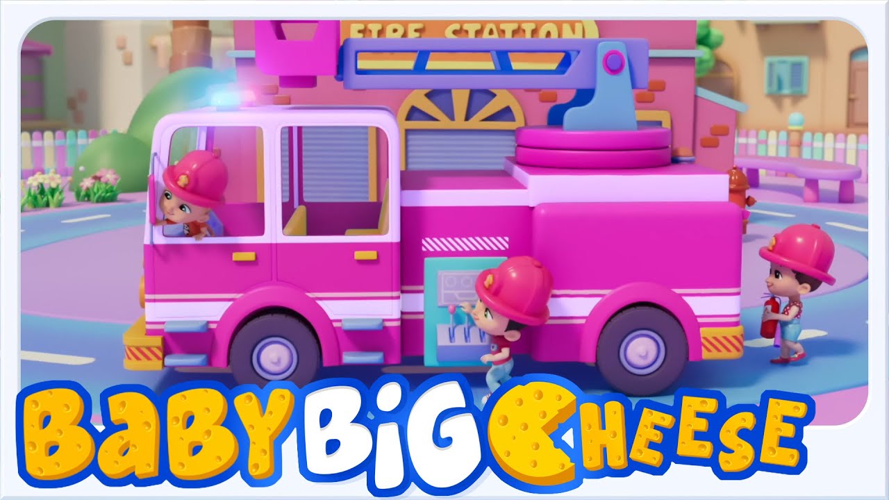 Baby Big Cheese | İtfaiye Kamyonunun Tekerlekleri 🚒🎵 Çocuk Şarkısı