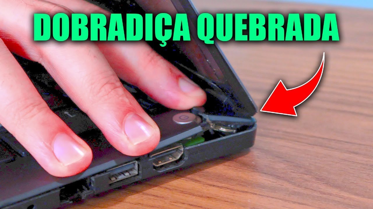 COMO ARRUMAR DOBRADIÇA QUEBRADA DE NOTEBOOK 2023