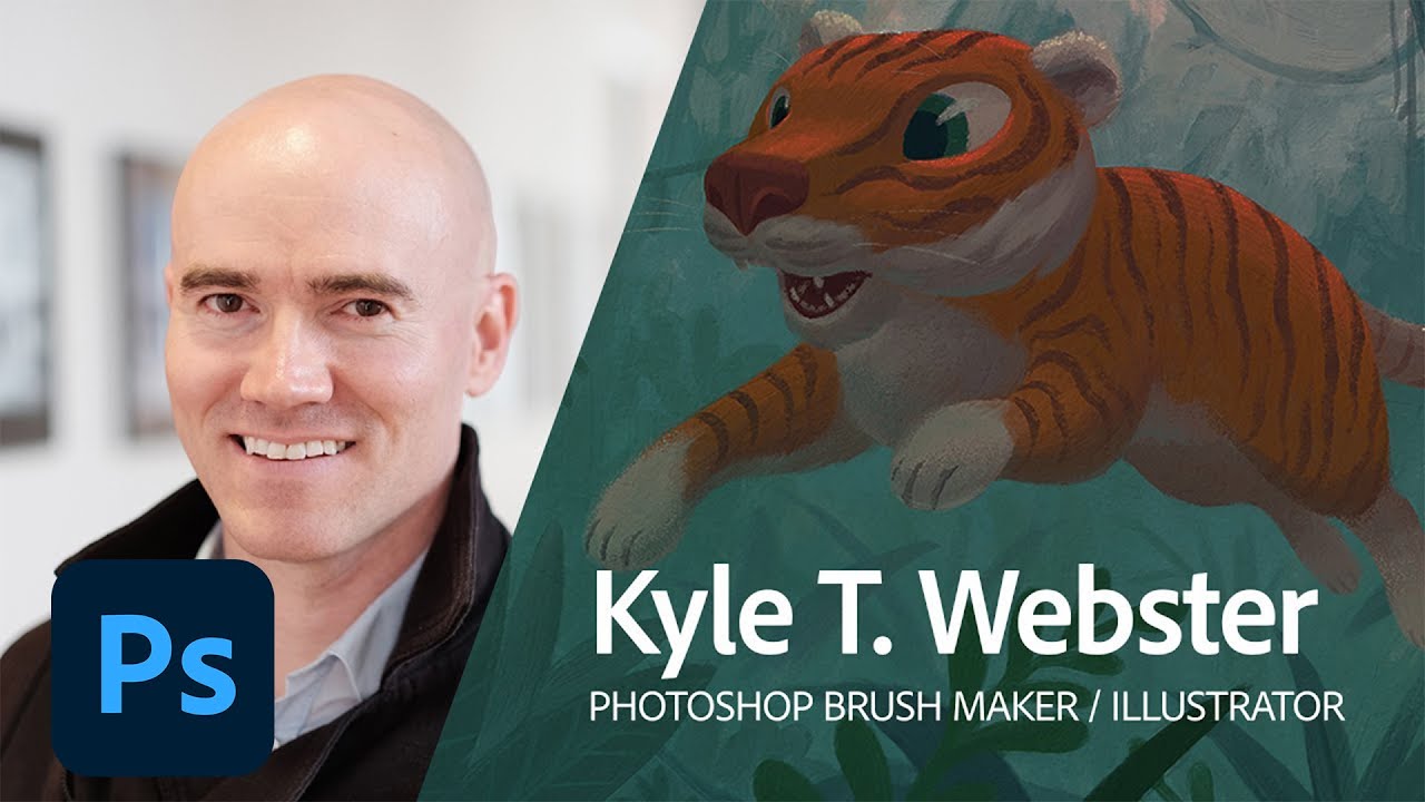 Live Digital Painting with Kyle T. Webster (KyleBrush) 2/3 | Adobe Creative Cloud