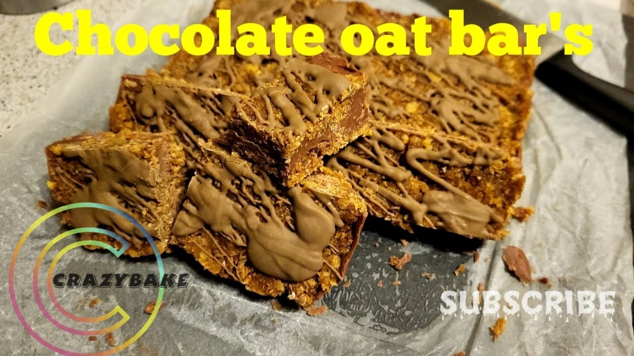 Chocolate oat bars