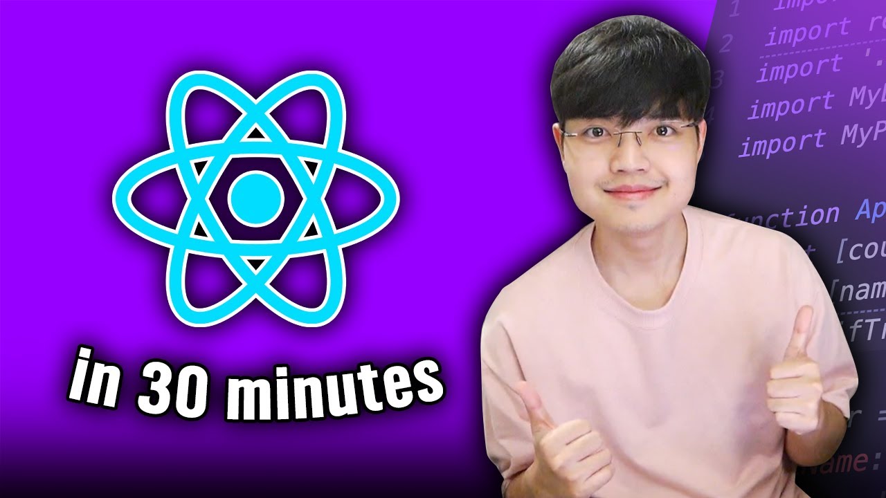 เรียนพื้นฐาน ReactJS ใน 30 นาที | ในปี 2023 👨‍💻💯