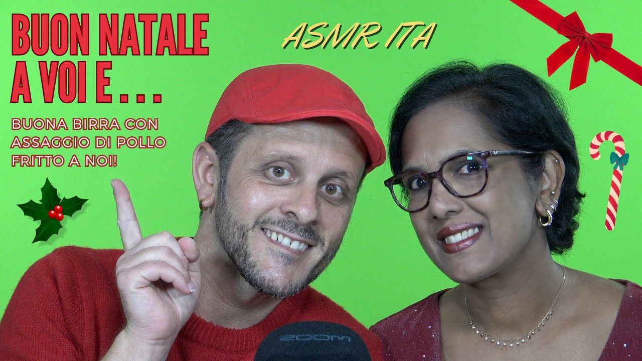 ASMR ITA | Buon Natale, assaggiando la Birra prodotta da mio fratello | ASMR Beer Tasting 🍻🎅🎄
