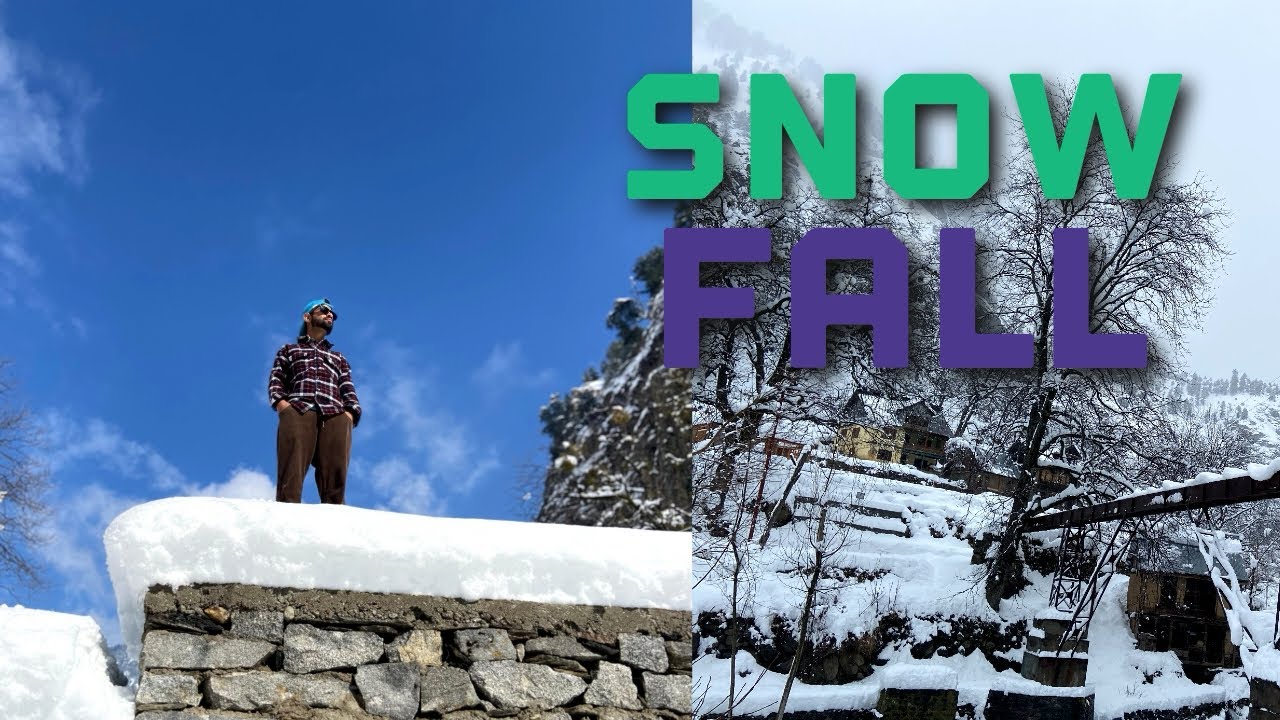Back To Home A Home Vlog After Some Time Enjoying The Snowfall At My Native Place 