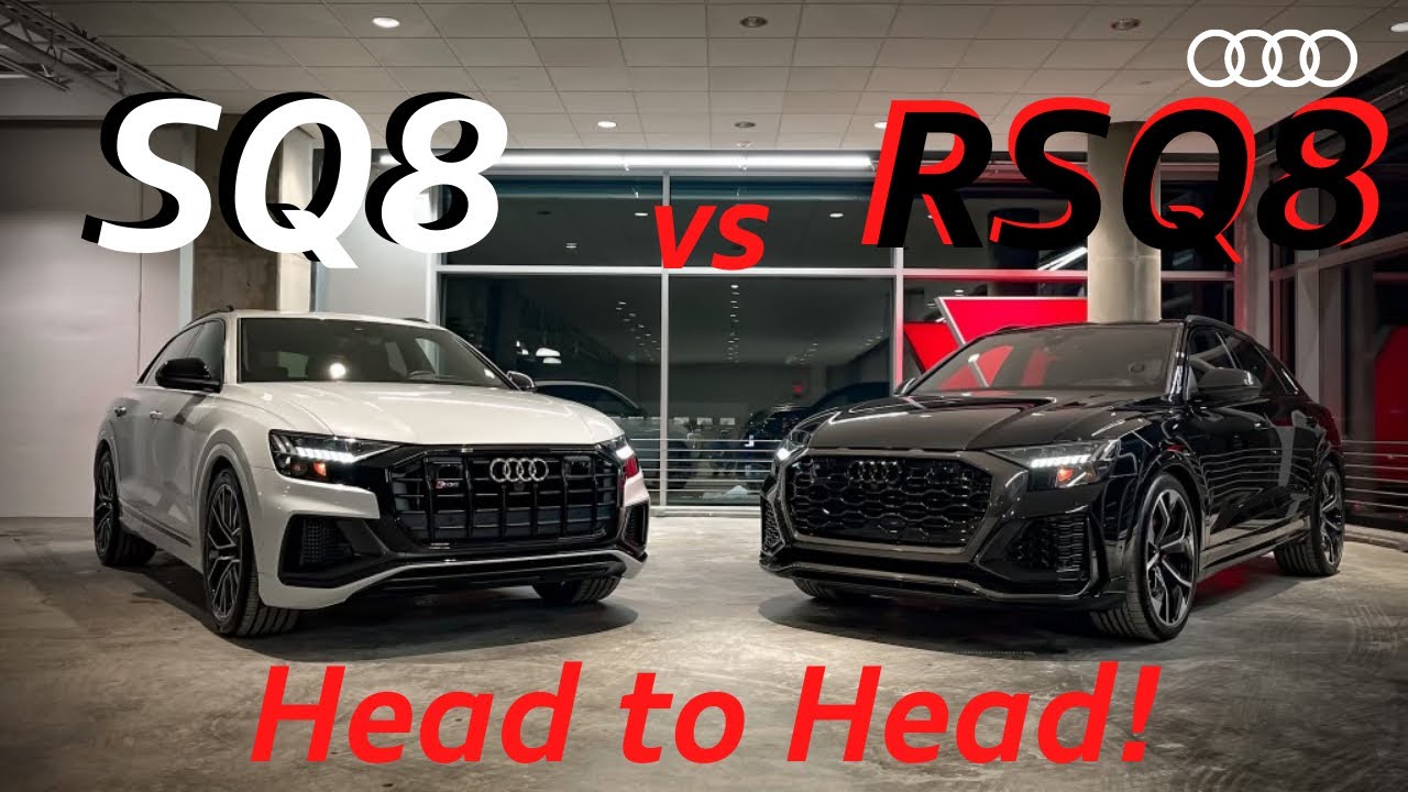 Head to Head! Audi SQ8 vs Audi RSQ8