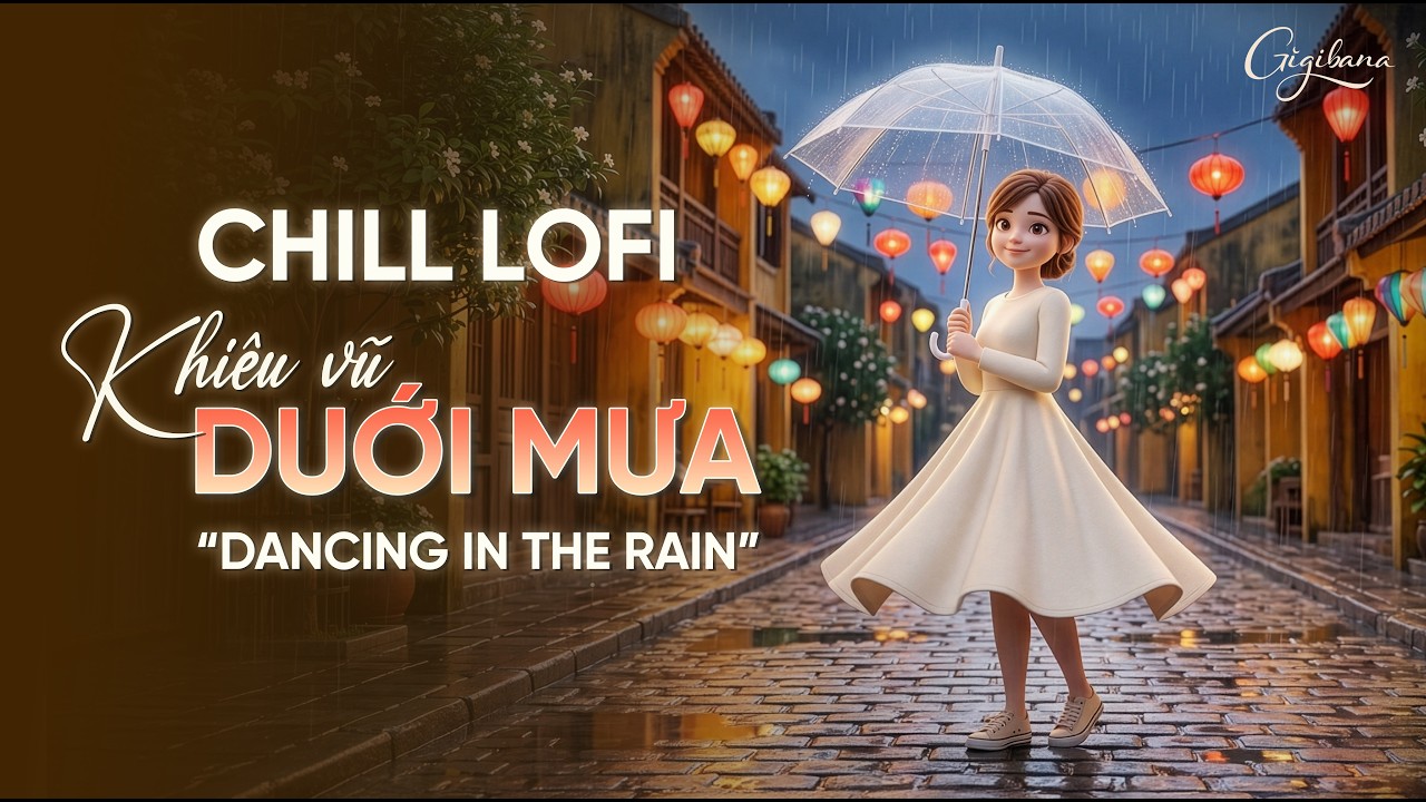 🌧️ 1 Giờ Nhạc Lofi Chữa Lành: Khiêu Vũ Dưới Mưa 🏮 1 Hour Healing Lofi: Dancing in the Rain ✨