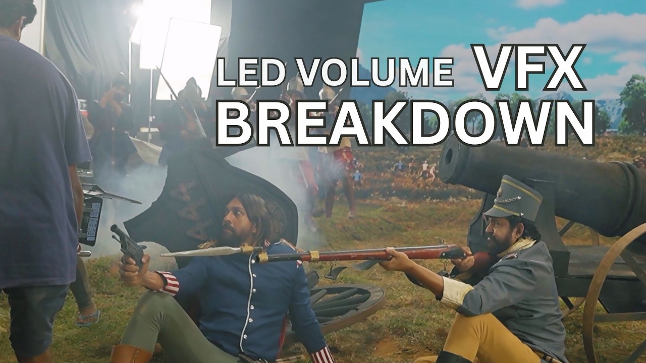 Historical Film VFX Breakdown: Devi Kusumasana (Aximmetry + LED Volume)
