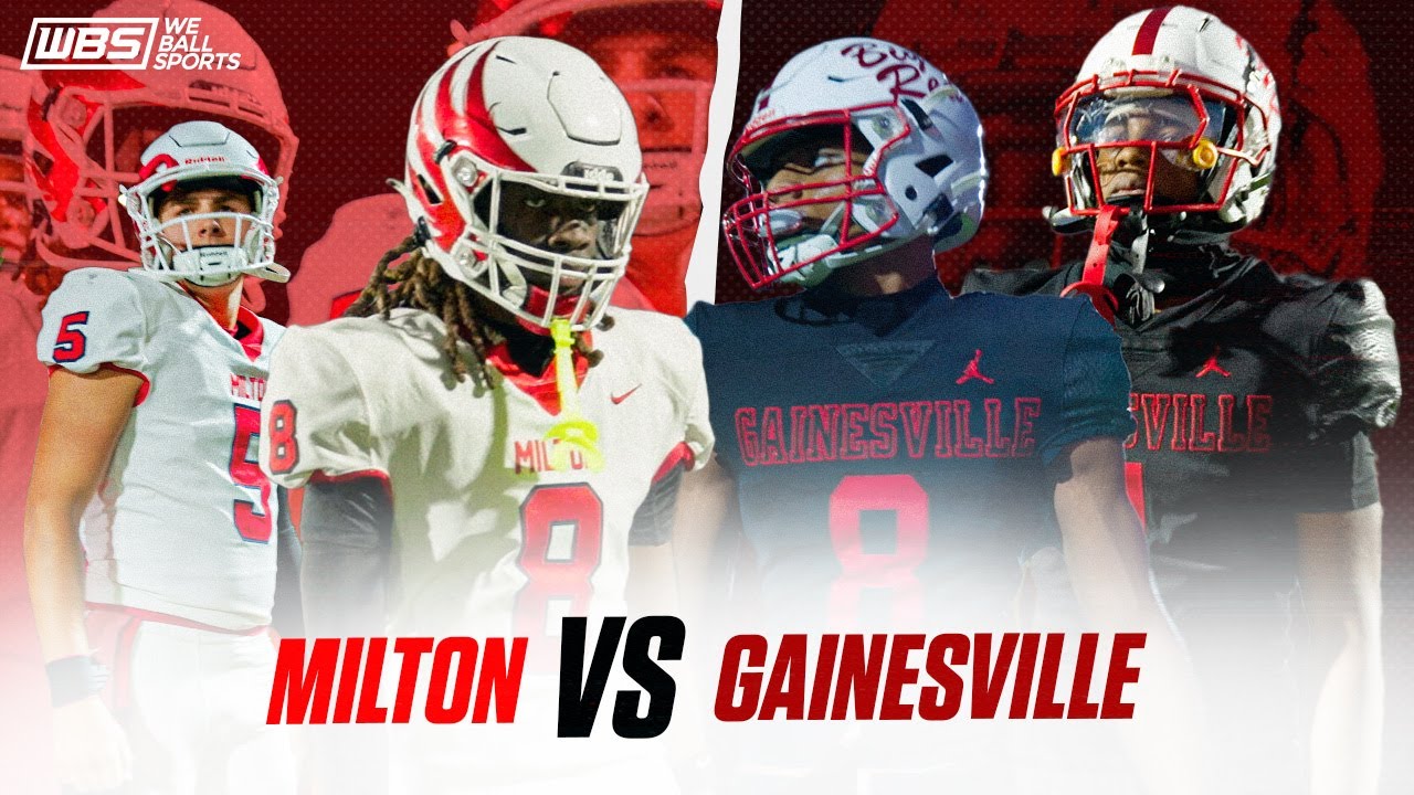 A SHOW Went On In Gainesville‼️🔥 | #14 Gainesville (GA) vs #1 Milton (GA) Full Game Highlights