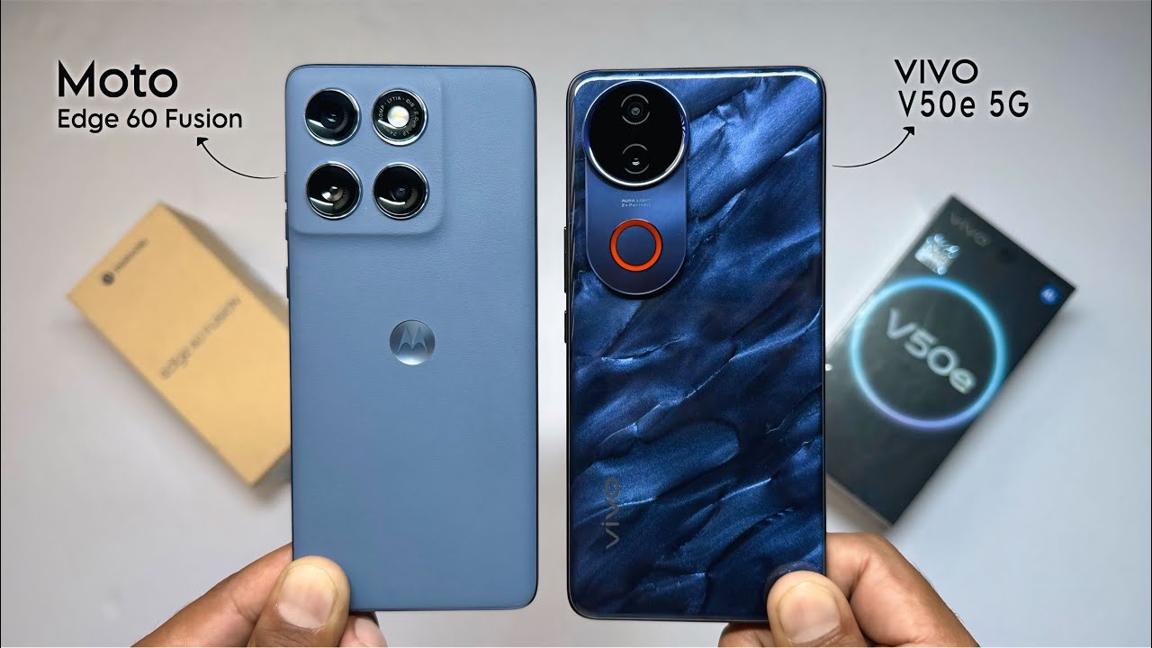 Vivo V50e 5G Vs Moto Edge 60 Fusion 5G Full Comparison | Big Difference !