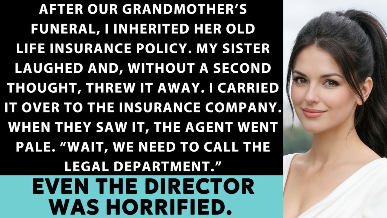 After the Funeral, My Grandmother’s Only Gift to Me Was an Old Insurance Policy — My Sister ...