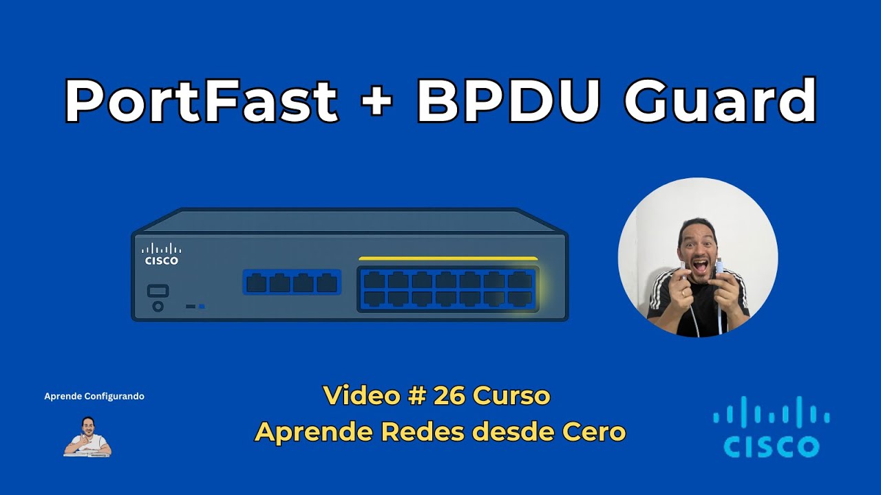 PortFast + BPDU Guard en Cisco Switches | Demo Real Catalyst 3750/2960 |  CCNA Gratis 2025