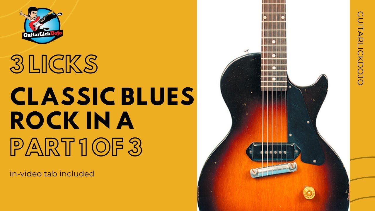 Classic Blues Rock in A - Part 1 of 3