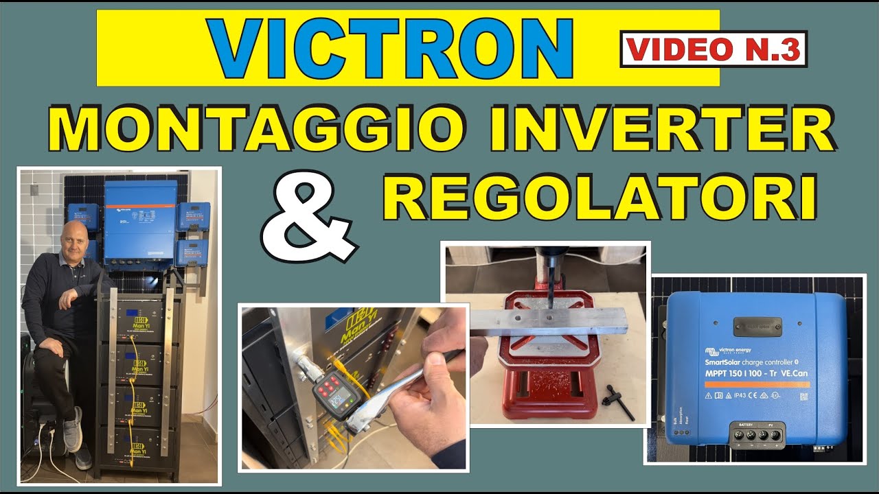 VICTRON INVERTER E REGOLATORI #fotovoltaico #victron