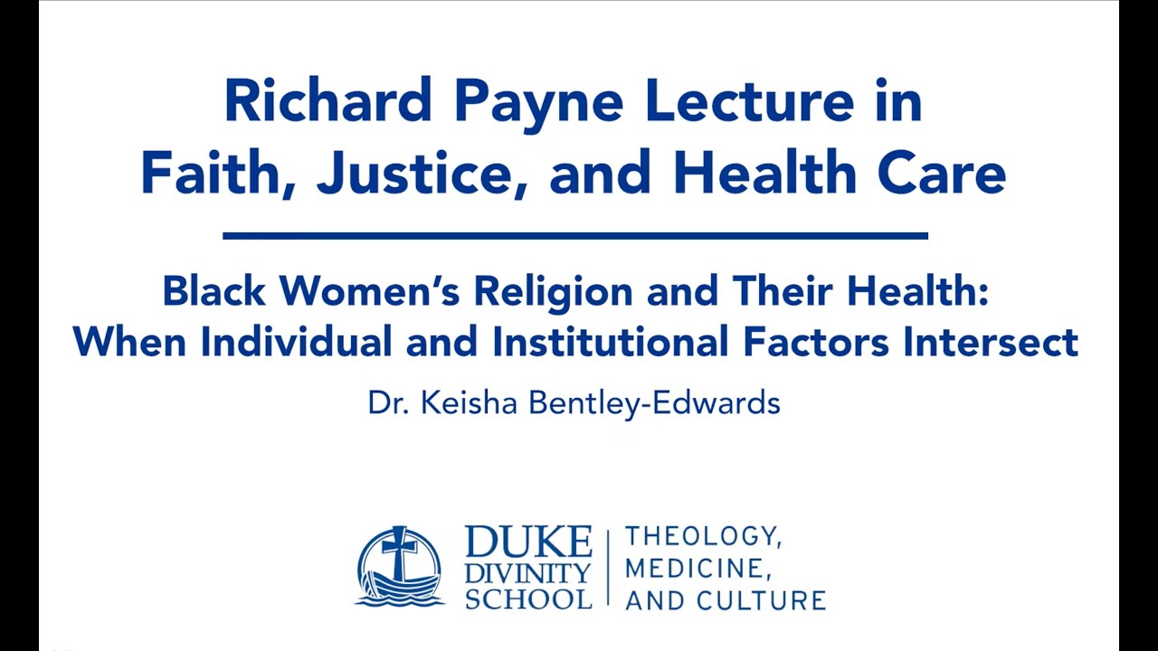 Black Women’s Religion and Their Health: When Individual and Institutional Factors Intersect