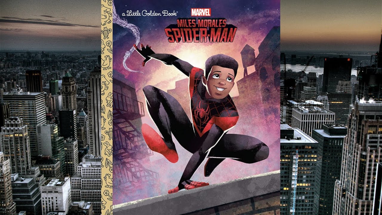 Miles morales Marvel little golden book kids book read along