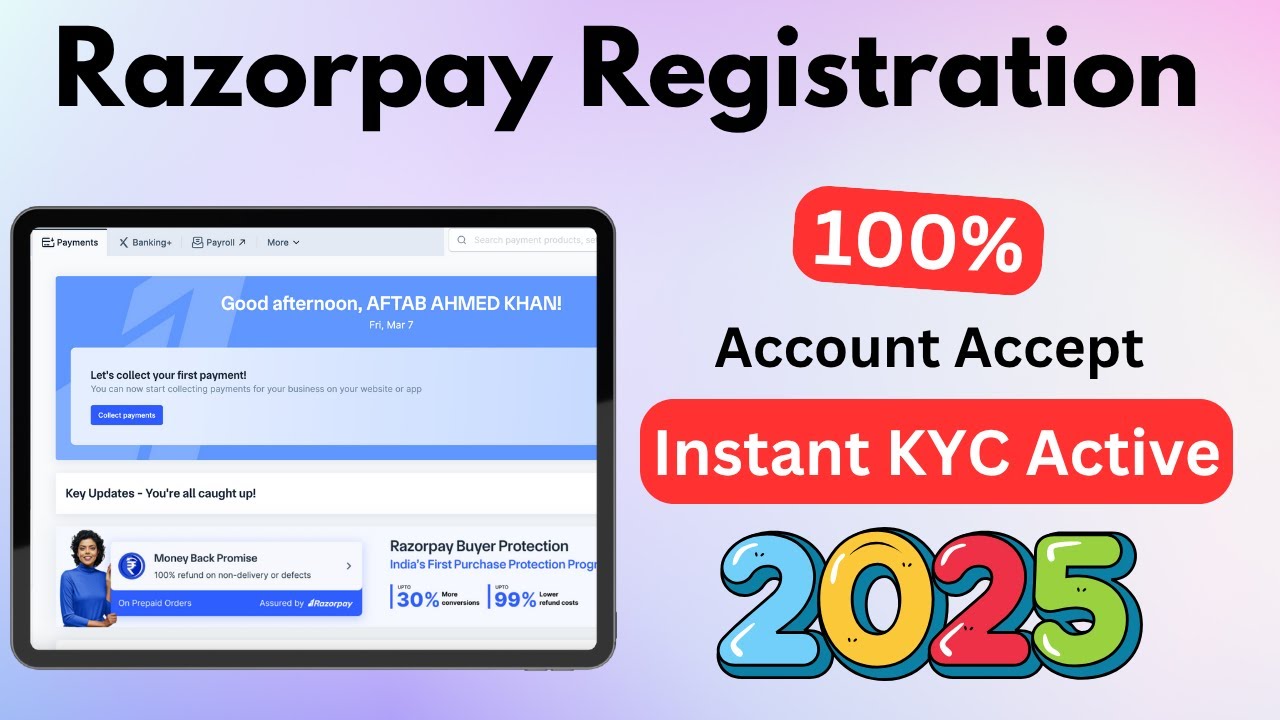 Razorpay Account Kaise Banaye 2025 | Full Setup Guide Step by Step (Best Payment Gateway in India)