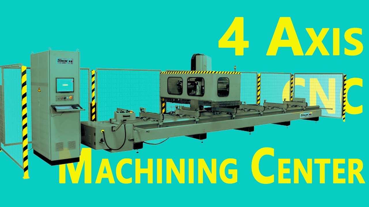 4 Axis CNC Machining center for Aluminum profiles(windows, doors and facade)