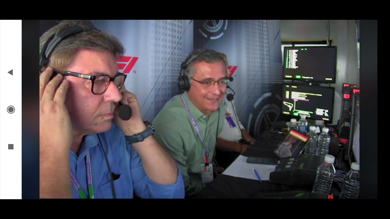 Narración de el arranque del GP México 2021 Fernando Tornello, Chacho López y Juan Fossarili..