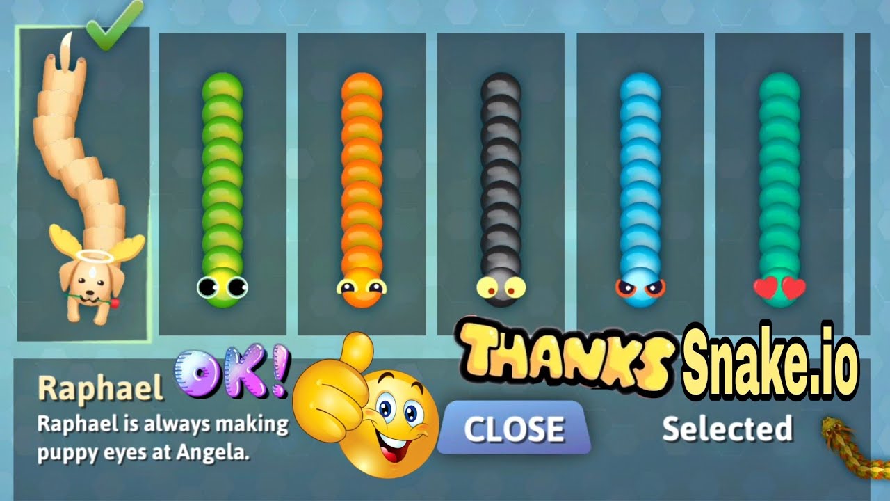 Snake io Raphael Boss Unlocked Snake! Snake Game Snake Io