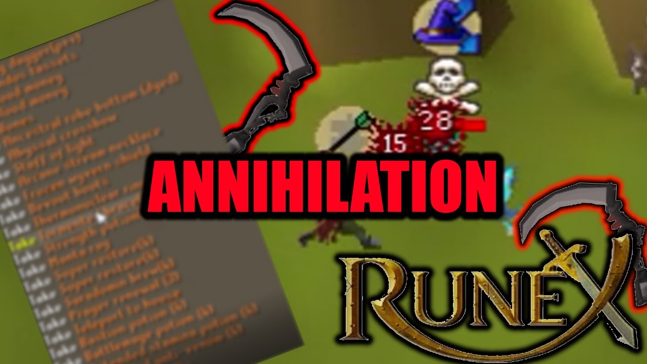 Annihilation | Biggest Runex Rsps pking video EVER | 300B+ PK'd | Giveaway