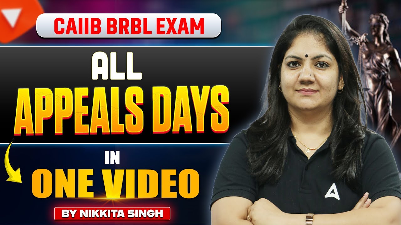 CAIIB Dec 2025 | CAIIB BRBL All Appeals Days in One Video | Nikkita Singh