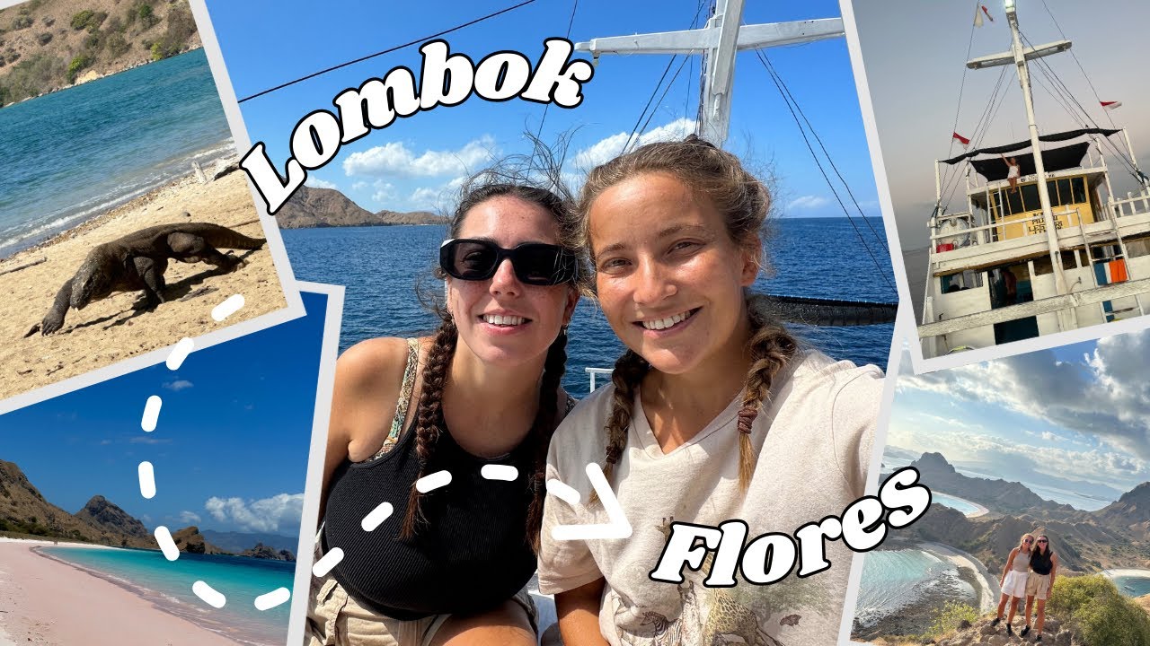 INCREDIBLE 4 DAY BOAT TRIP LOMBOK➡️FLORES | Swimming with WHALE SHARKS & visiting Komodo Island🦈🏝️