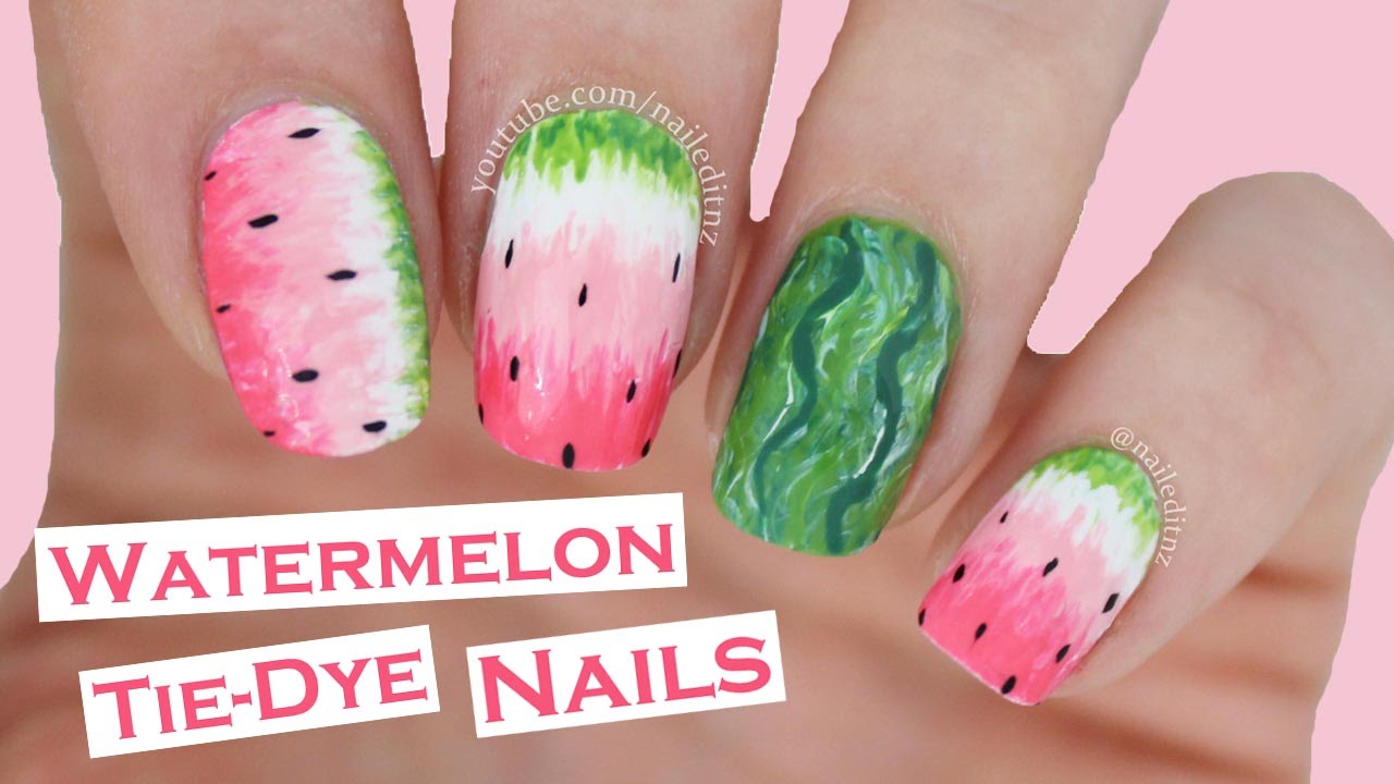 Tie-Dye Watermelon Nails | Mani-Swap with Jaunty Juli!