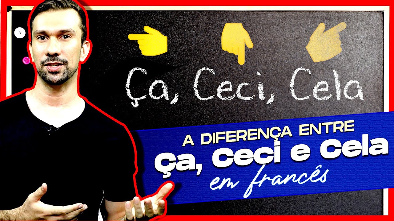 A diferença entre ÇA, CECI e CELA em francês