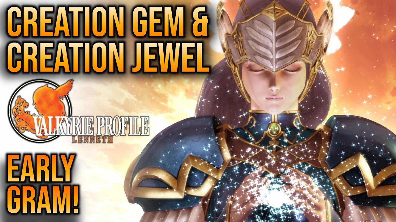 Valkyrie Profile: Lenneth - How to get Creation Gem & Creation Jewel [TRANSMUTATE GRAM!]