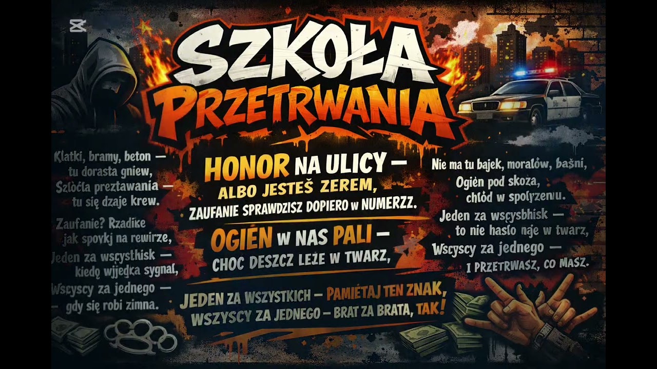 Jolo AI-&bdquo;Szkoła Przetrwania&rdquo;&ndash; Honor i Zaufanie | Uliczny Oldschool Rap (Boom Bap)