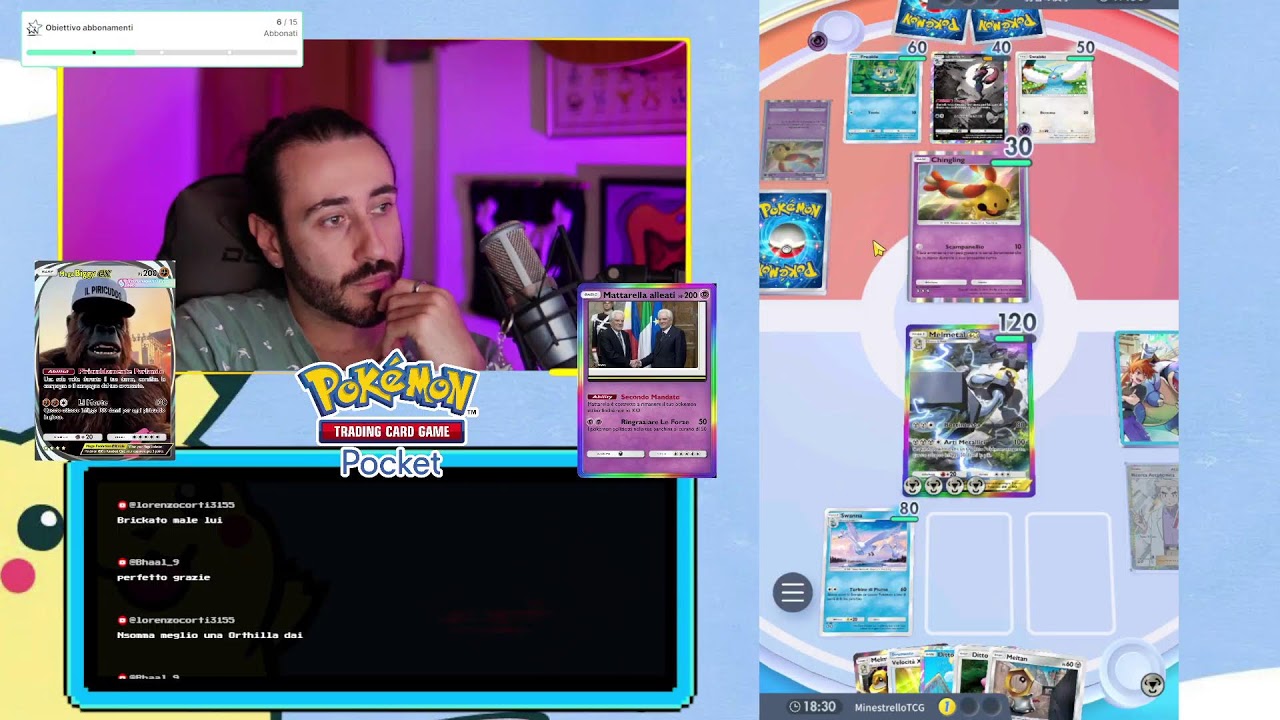 1VS1 CON CHI SUBBA! Ranked anti-noia -- !prime !gruppo !sub - Pokèmon TCG Pocket