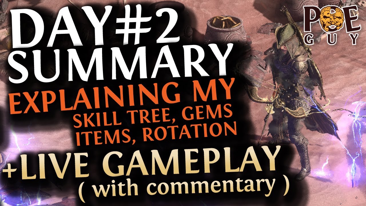 POE 2 - DAY#2 SUMMARY // MY PROGRESSION, TIPS & TRICKS + LIVE Gameplay with Commentary