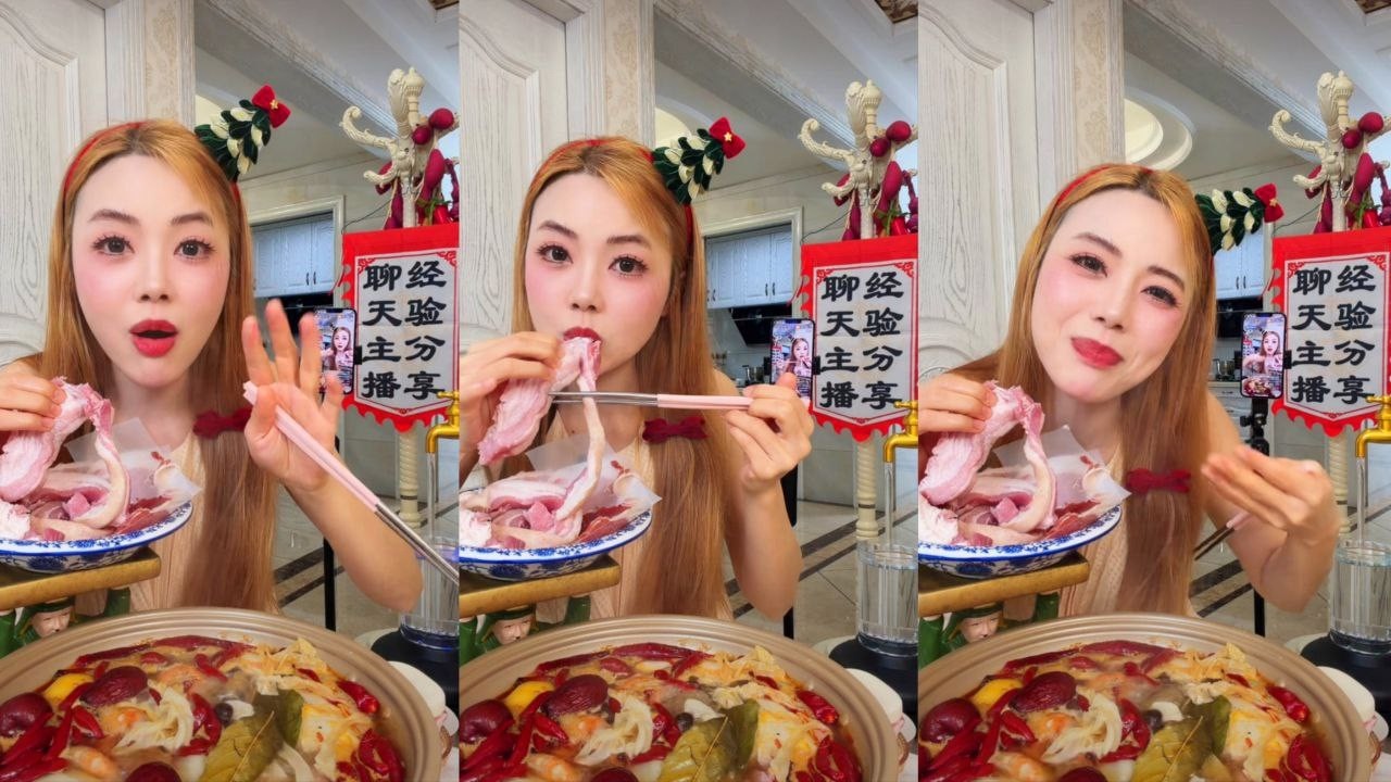 ASMR MUKBANG RAW PORK BELLY & SPICY CHINESE HOTPOT | Eating Show LIVE | 🐷🔥