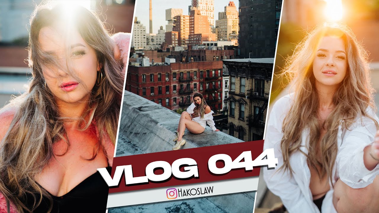 NYC rooftop portrait photoshoot with Hania / Sony A7iii