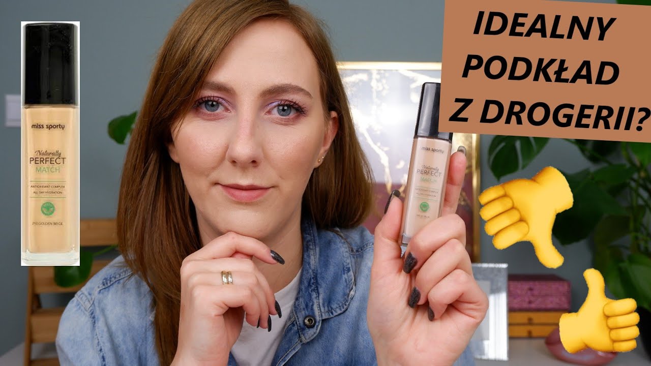 TEST PODKŁADU MISS SPORTY NATURALLY PERFECT MATCH🤩 CZY TEGO SIĘ SPODZIEWAŁAM??